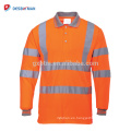 Hola Vis Viz Polo de seguridad de alta visibilidad Camisetas Camisa de trabajo reflectante Amarillo naranja